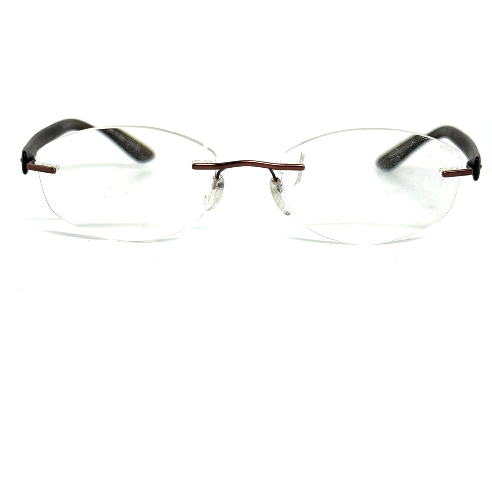 Silhouette 7608‎ 40 6053 Brown Rimless Eyeglasses Frames 17 140 20148